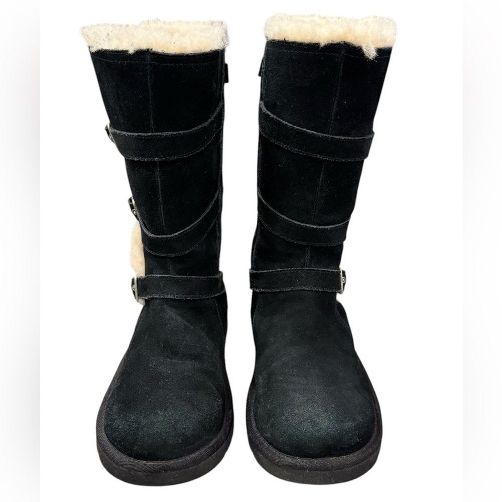 UGG Maddie Girl’s Boots Black Size 6 - Picture 2 of 9